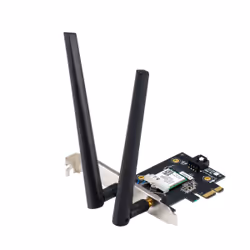 ASUS PCE-BE6500, Interne, Sans fil, PCI Express, WLAN / Bluetooth, 2882 Mbit/s, Noir, Acier inoxydable