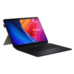 ASUS ProArt PZ13 HT5306QA-LX006X Qualcomm Snapdragon X1P-42-100 Ordinateur portable 33,8 cm (13.3") Écran tactile 3K 16 Go LPDDR5x-SDRAM 1 To SSD Wi-Fi 7 (802.11be) Windows 11 Pro Allemand Noir