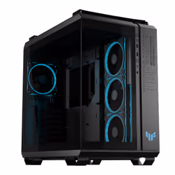 ASUS TUF GAMING GT502 Horizon TG ARGB Black, Midi Tower, PC, Noir, ATX, micro ATX, Mini-ITX, 16,3 cm, 40 cm