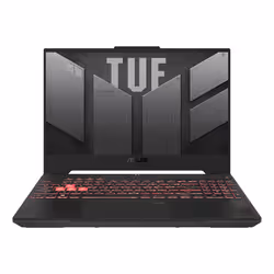 ASUS TUF Gaming A15 TUF507NVR-LP047 AMD Ryzen™ 7 7435HS Ordinateur portable 39,6 cm (15.6") Full HD 16 Go DDR5-SDRAM 512 Go SSD NVIDIA GeForce RTX 4060 Wi-Fi 6 (802.11ax) Noir, Gris