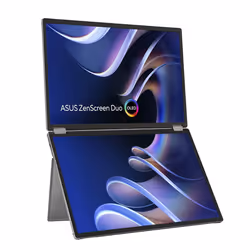 ASUS ZenScreen Duo OLED MQ149CD, 35,6 cm (14"), 1920 x 1200 pixels, WUXGA, OLED, 1 ms, Argent