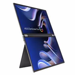 ASUS ZenScreen Duo OLED MQ149CD écran plat de PC 14" WUXGA Argent - Vue supplémentaire 4