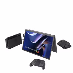 ASUS ZenScreen Duo OLED MQ149CD écran plat de PC 14" WUXGA Argent - Vue supplémentaire 6