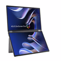ASUS ZenScreen Duo OLED MQ149CD écran plat de PC 14" WUXGA Argent - Vue supplémentaire 8