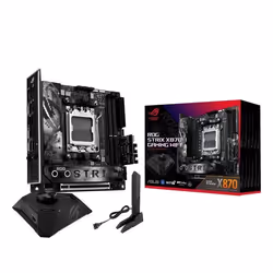 ASUS ROG STRIX X870-I GAMING WIFI, AMD, Emplacement AM5, AMD Ryzen 7 7th Gen, AMD Ryzen 7 8th Gen, AMD Ryzen 9 7th Gen, AMD R ...