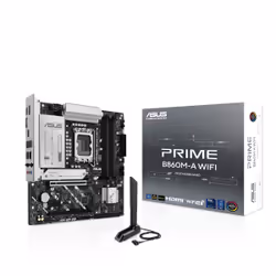 ASUS PRIME B860M-A WIFI, Intel, LGA 1851 (Socket V1), Intel Core Ultra (Series 2), LGA 1851, DDR5-SDRAM, 256 Go