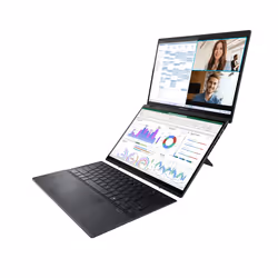 ASUS Zenbook Duo UX8406CA-PZ152W Intel Core Ultra 9 285H Hybride (2-en-1) 14" PC portable Écran tactile WQXGA+ 32Go RAM 1To SSD Wi-Fi 7 Win11 Gris - Vue supplémentaire 8