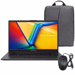 PC Portable ASUS VivoBook 14 S1404  Win 11 - 14 FHD 60Hz - AMD Ryzen 5 7520U - RAM 16Go - 512Go SSD + Sacoche + Souris