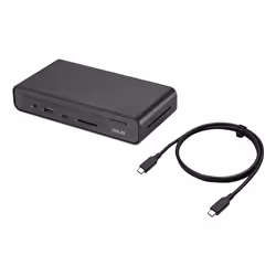 ASUS Triple Display USB-C Dock Duo DC301 Avec fil Noir - Vue supplémentaire 4