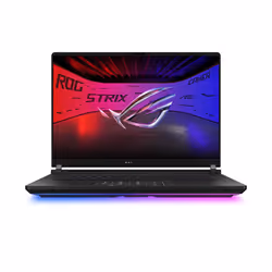ASUS ROG Strix SCAR 16 G635LX-RW091W Intel Core Ultra 9 275HX Ordinateur portable 40,6 cm (16") WQXGA 64 Go DDR5-SDRAM 2 To SSD NVIDIA GeForce RTX 5090 Wi-Fi 7 (802.11be) Windows 11 Home Noir
