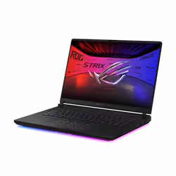 ASUS ROG Strix SCAR 16 G635LX-RW091W Intel Core Ultra 9 275HX Ordinateur portable 40,6 cm (16") WQXGA 64 Go DDR5-SDRAM 2 To SSD NVIDIA GeForce RTX 5090 Wi-Fi 7 (802.11be) Windows 11 Home Noir