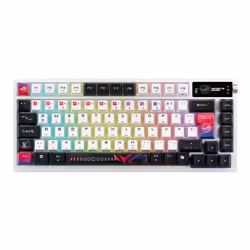 ASUS ROG Azoth X Clavier sans fil QWERTZ rétroéclairé compact gaming Blanc - Vue supplémentaire 2
