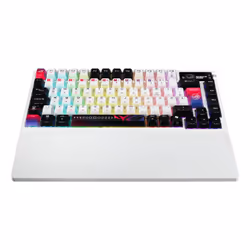 ASUS ROG Azoth X Clavier sans fil QWERTZ rétroéclairé compact gaming Blanc - Vue supplémentaire 4
