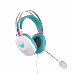 ASUS TUF Gaming H1 Gen II Hatsune Miku Edition Casque Avec fil À la main Jouer USB Type-A Rose, Turquoise, Blanc - Vue supplémentaire 7