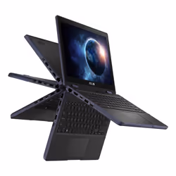 ASUS ExpertBook Flip R12 BR1204FTA-R90070XA Intel N N150 Hybride (2-en-1) 31 cm (12.2" PC portable) Écran tactile WUXGA 8Go RAM 128Go SSD Wi-Fi 6 Win11 Academic Noir, Gris - Vue supplémentaire 6