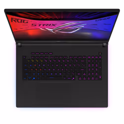 ASUS ROG Strix SCAR 18 G835LR-SA006W Intel Core Ultra 9 275HX Ordinateur portable 45,7 cm (18") WQXGA 32 Go DDR5-SDRAM 1 To SSD NVIDIA GeForce RTX 5070 Ti Wi-Fi 7 (802.11be) Windows 11 Home Allemand Noir