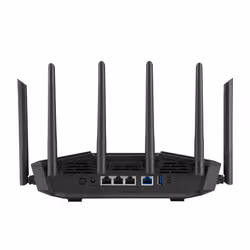ASUS 90IG0A30-MO9C00 routeur sans fil 2.5 Gigabit Ethernet Tri-bande (2,4 GHz / 5 GHz / 6 GHz) Noir - Vue supplémentaire 2