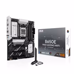 ASUS B650E MAX GAMING WIFI, AMD, Emplacement AM5, AMD Ryzen 7000 Series, AMD Ryzen 8000 Series, AMD Ryzen 9000 Series, Emplac ...