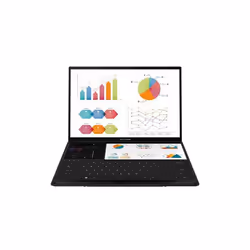 PC portable Asus Zenbook Duo OLED UX8406CA-DRFPZ240W 14 Ecran tactile Intel® Core™ Ultra 9 32 Go RAM 1 To SSD Gris