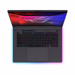 ASUS ROG Strix G16 G615LR-S5035W Intel Core Ultra 9 275HX Ordinateur portable 40,6 cm (16") WQXGA 32 Go DDR5-SDRAM 2 To SSD NVIDIA GeForce RTX 5070 Ti Wi-Fi 7 (802.11be) Windows 11 Home Allemand Vert, Gris