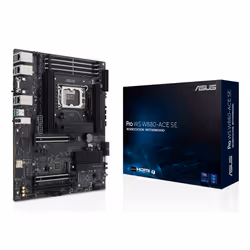 ASUS PRO WS W880-ACE SE, Intel, LGA 1851 (Socket V1), Intel Core Ultra (Series 2), Intel LGA1851, DDR5-SDRAM, 256 Go