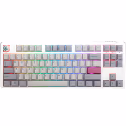 Ducky One 3 TKL, Sans clé (80 - 87%), Avec fil, USB, Clavier mécanique, LED RGB, Argent