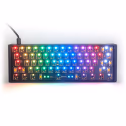 Ducky One 3 Hot-Swap Barebone Mini clavier Jouer USB Anglais américain Noir - Vue supplémentaire 2