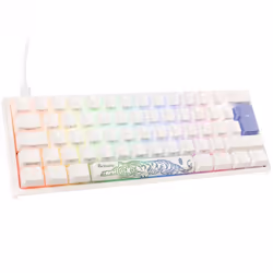 Clavier gaming - DUCKY - One 2 Pro Mini White Edition - Mécanique - Rétroéclairé RGB - USB