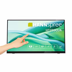 Hannspree HT220CUA, 54,5 cm (21.4"), 1920 x 1080 pixels, Full HD, LED, 6 ms, Noir