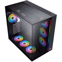 Boîtier PC moyen tour avec panneaux vitrés Xigmatek E-ATX Aqua Ultra RGB