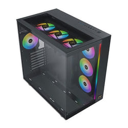 Boîtier PC moyen tour avec panneaux vitrés Xigmatek E-ATX Aqua Ultra Air RGB