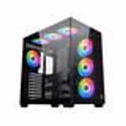 Boîtier PC - XIGMATEK - Aqua V AIR - Cube - ATX - Verre trempé - ARGB - Noir