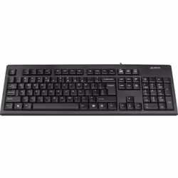 A4Tech KR-83, Taille réelle (100 %), Avec fil, PS/2, Noir