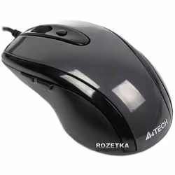 A4Tech N-708X, Droitier, Optique, USB Type-A, 1600 DPI, Noir