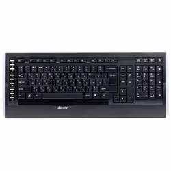 A4Tech 9300F clavier Souris incluse RF sans fil QWERTY Anglais Noir