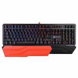 A4Tech Bloody B975, Avec fil, USB, Clavier mécanique, QWERTY, LED RGB, Noir, Rouge