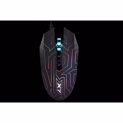 A4Tech X77, Ambidextre, Optique, USB Type-A, 2400 DPI, 1 ms, Noir