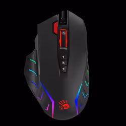 A4Tech J95, Droitier, Optique, USB Type-A, 5000 DPI, 1 ms, Noir