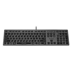 Clavier de jeu - A4tech - FX60H - QWERTY - Rétroéclairage blanc - 12 touches multimédias