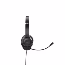Acer AHW154 Casque Avec fil À la main Bureau/Centre d'appels USB Type-A Noir - Vue supplémentaire 2