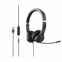 Acer AHW154 Casque Avec fil À la main Bureau/Centre d'appels USB Type-A Noir - Vue supplémentaire 3