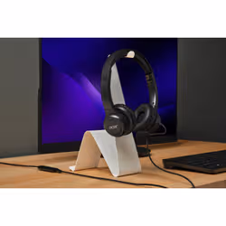 Acer AHW154 Casque Avec fil À la main Bureau/Centre d'appels USB Type-A Noir - Vue supplémentaire 5