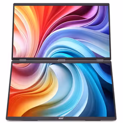 Acer PD193QEbmiuux écran plat de PC 47 cm (18.5") Double Full HD LED Gris - Vue supplémentaire 4