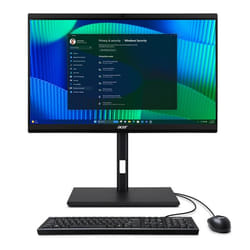 Acer Veriton VZ2724G Intel® Core™ i5 i5-14400 60,5 cm (23.8") 1920 x 1080 pixels PC All-in-One 16 Go DDR5-SDRAM 512 Go SSD Windows 11 Pro Wi-Fi 6E (802.11ax) Noir