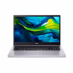 Acer Aspire Go 15 Intel Core 3 N355 Ordinateur portable 39,6 cm (15.6") Full HD 8 Go DDR5-SDRAM 128 Go UFS Wi-Fi 6 (802.11ax) Windows 11 Home in S mode Argent