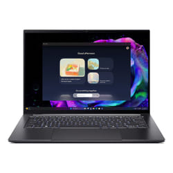 Acer Swift SFX14-73G-90GF Intel Core Ultra 9 285H PC portable 14.5" Écran tactile WQXGA+ 32Go RAM 1To SSD NVIDIA GeForce RTX 5060 Wi-Fi 6E Win11 Gris