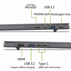 Acer Ordinateur portable Aspire 16 AI A16-61M A16-61M-R4H0 - Vue supplémentaire 2