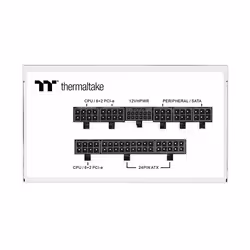 Thermaltake Toughpower GF A3 Snow 850W - TT Premium Edition unité d'alimentation d'énergie 24-pin ATX ATX Blanc - Vue supplémentaire 5