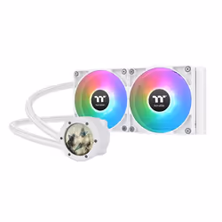 Thermaltake TH240 V2 Ultra ARGB, Kit de refroidissement du liquide, 24 cm, 57,05 cfm, Blanc