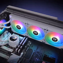 Thermaltake TH420 V2 Ultra ARGB Processeur Refroidisseur hybride Blanc 1 pièce(s) - Vue supplémentaire 6
